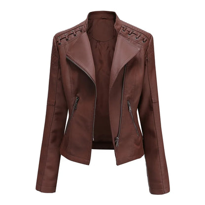 Women's Fashion Leather Jacket