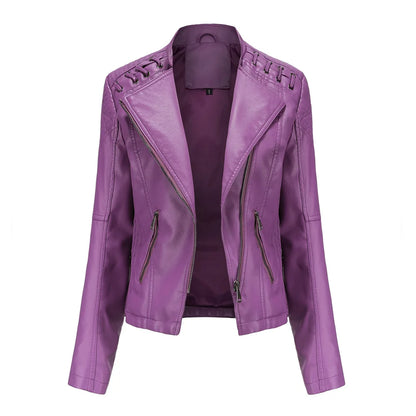 Women's Fashion Leather Jacket